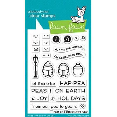 Lawn Fawn Clear Stamps - Peas On Earth